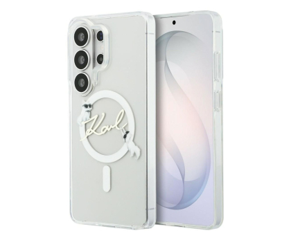 Etui do telefonów Karl Lagerfeld Etui KC Script MagSafe do Galaxy S26 Ultra przezroczysty